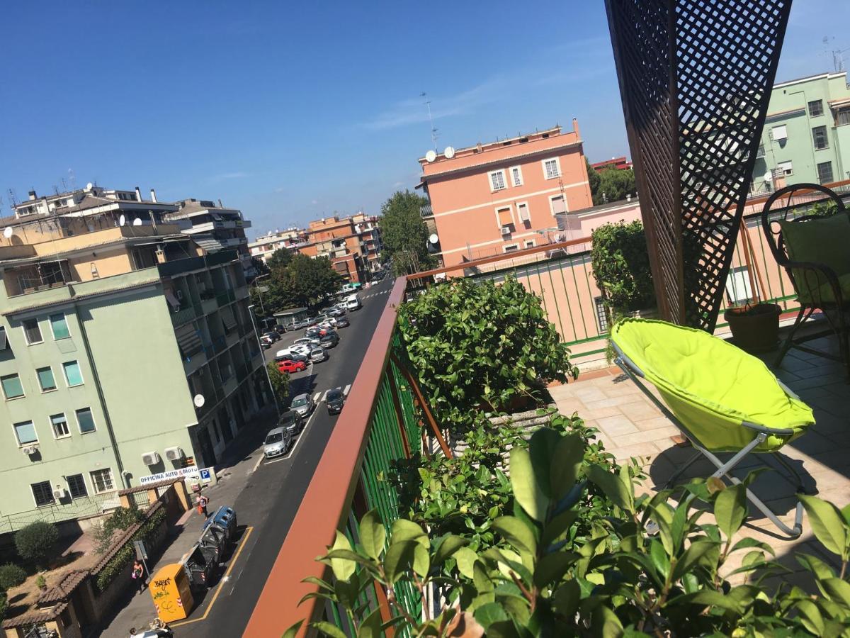 Panoramic And Bright Penthouse Is Waiting For You Leilighet Roma Eksteriør bilde