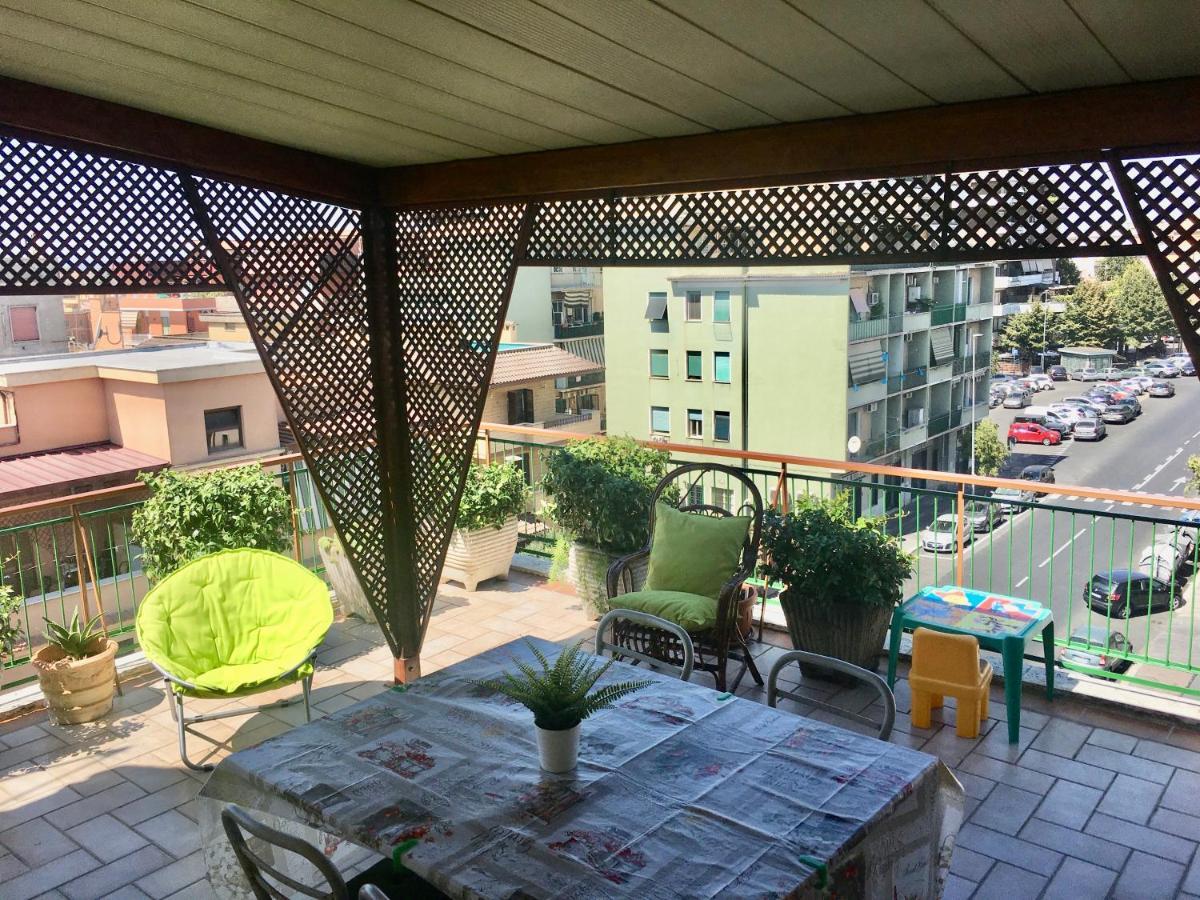 Panoramic And Bright Penthouse Is Waiting For You Leilighet Roma Eksteriør bilde