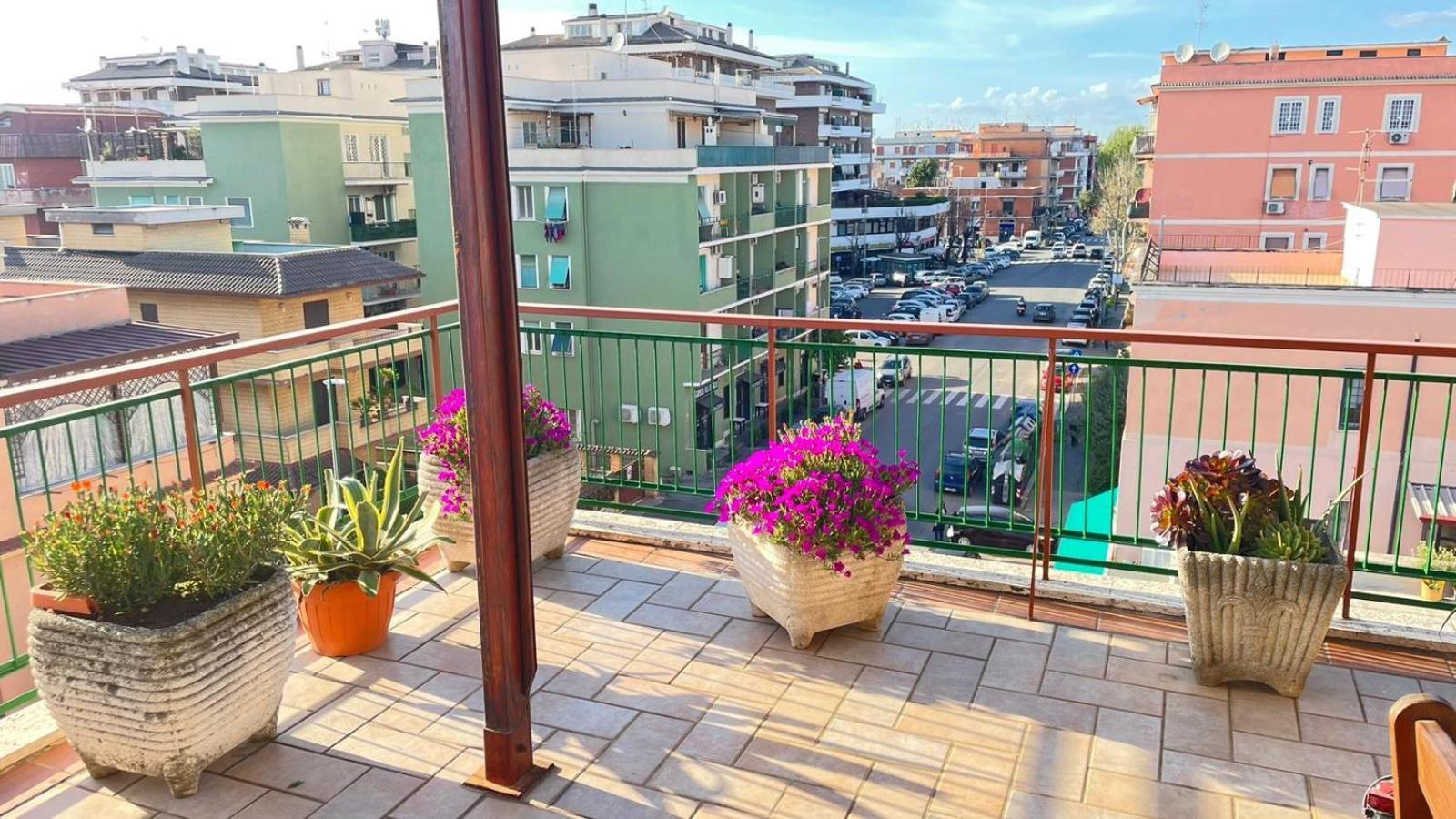 Panoramic And Bright Penthouse Is Waiting For You Leilighet Roma Eksteriør bilde