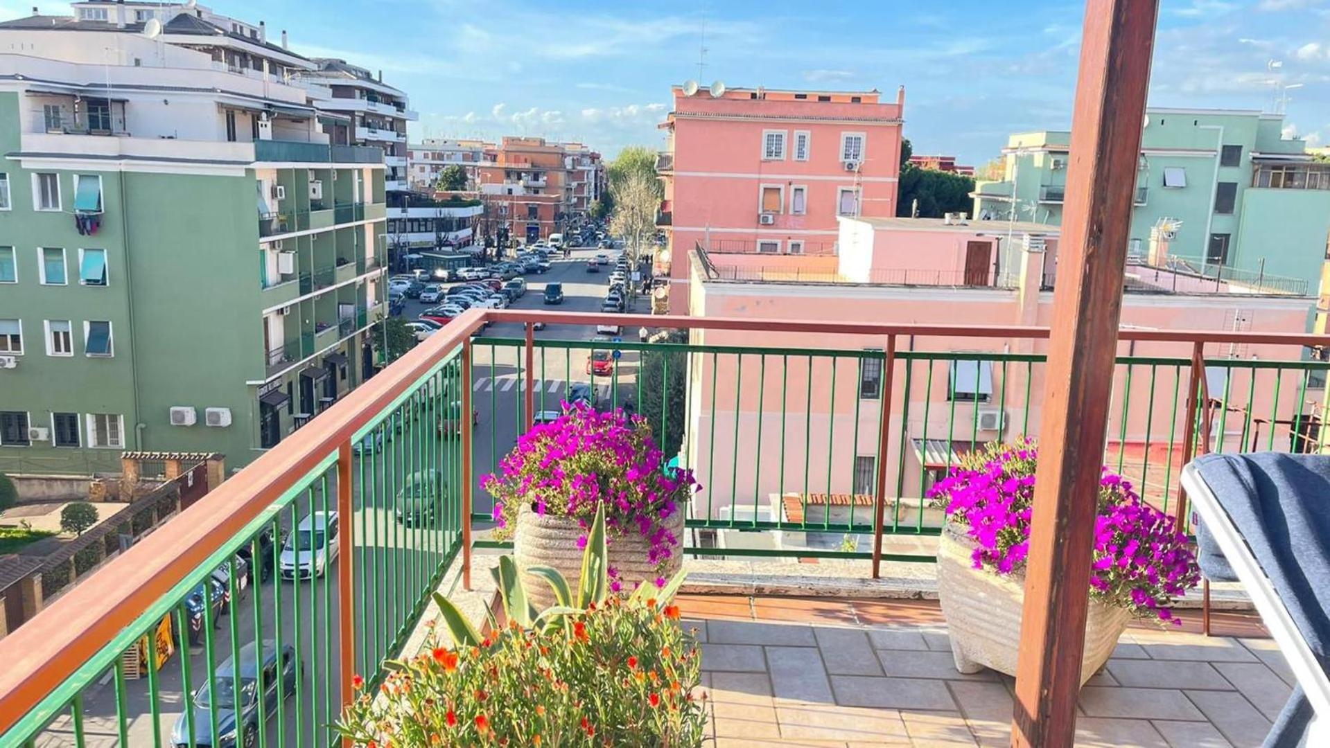 Panoramic And Bright Penthouse Is Waiting For You Leilighet Roma Eksteriør bilde
